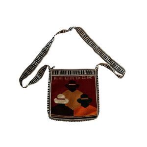 Ecuador Tapestry cross body shoulder bag